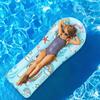 Children Inflatable Floating Row PVC Cartoon Unicorn Fruit Pattern Water Hammock Swimming Pool Air Mattress Water Sport Play Toy