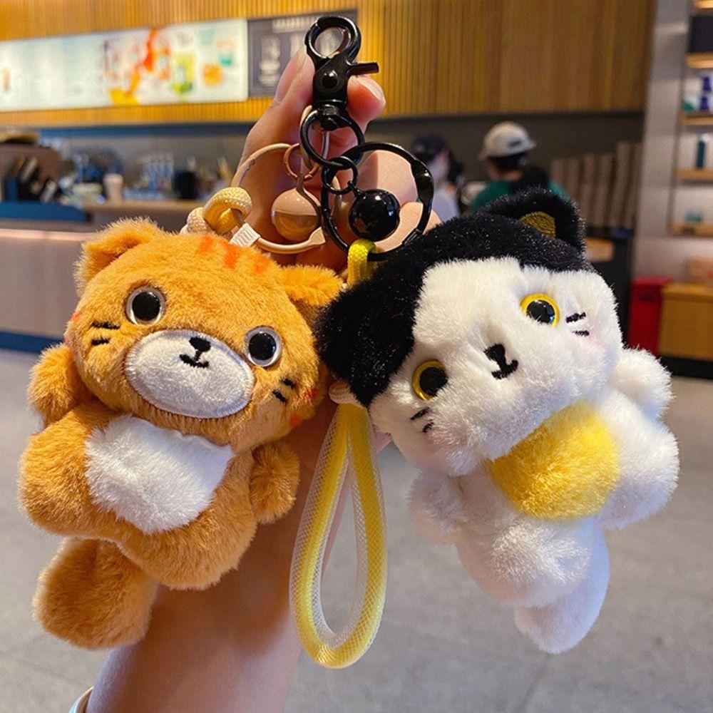 Animal Cat Doll Pendant Cute Car Key Ring Toys Cat Keychain Couple