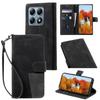 Для Xiaomi 15T, 14T, 14T Pro Винтажный чехол-кошелек-книжка с цветовыми блоками, держатель для карт с защитой от кражи RFID