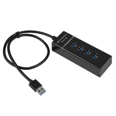 4-портовый USB3.0 ХАБ Док-станция для зарядки 5 Гбит/с Адаптер зарядного хаба для телефона/планшета/ПК/Windows