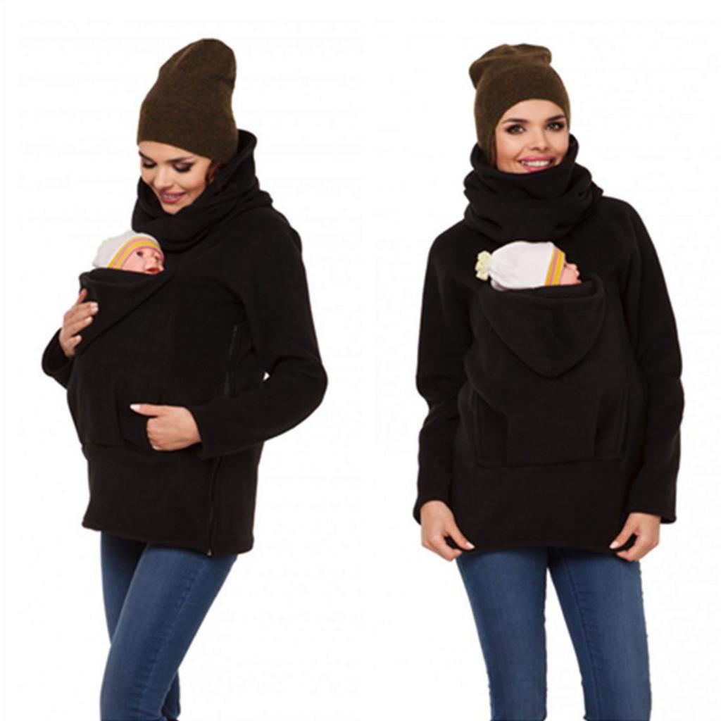 Женская куртка с длинным рукавом для кормления грудью, блузка-пальто для беременных