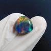 Lab-Created Opal Loose Gemstone 5.80 ct Multi Color Pear Cut Doublet for Jewelry Making and Crafts