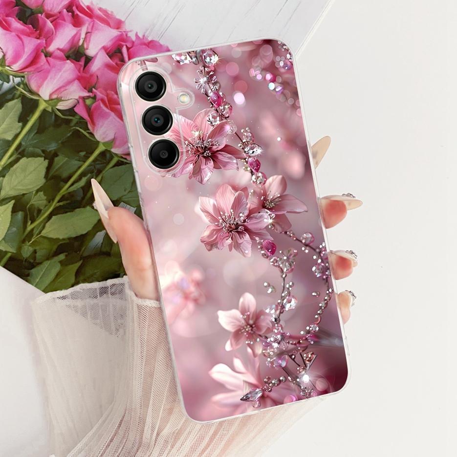 Чехол для Samsung Galaxy A16 5G SM-A166B Роскошный чехол с рисунком бабочки Мягкий силиконовый чехол для Samsung A16 26 36 Galaxy A56