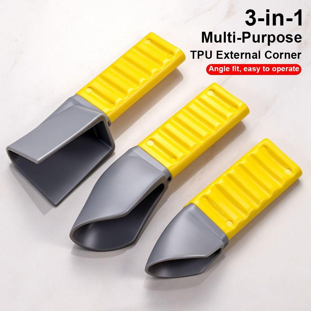 TPU Caulking Scraper Multifunctional Caulking Tool Squeegee Grout Scraper Grout-Finishing