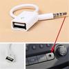 20Cm Usb Female To 3.5Mm Male Audio Jack Car Aux Adapter Cable Converter Cord