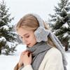 Earmuffs Star-Shaped Design Ultra-Soft Plush Warm Winter Earmuffs Cold Wind Ear Protection Fuzzy Ear Muffs