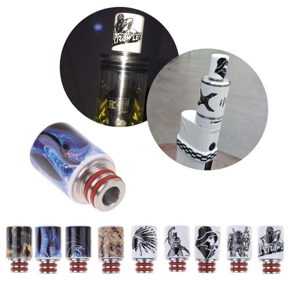 Pirate Lion 510 Drip Tip Ceramic Stainless Steel Smokeless Mouthpiece For Gift Shows