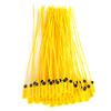 100pcs Yellow Package Transportation Truck Plastic Security Seal 40cm Label Cable Ties with Number