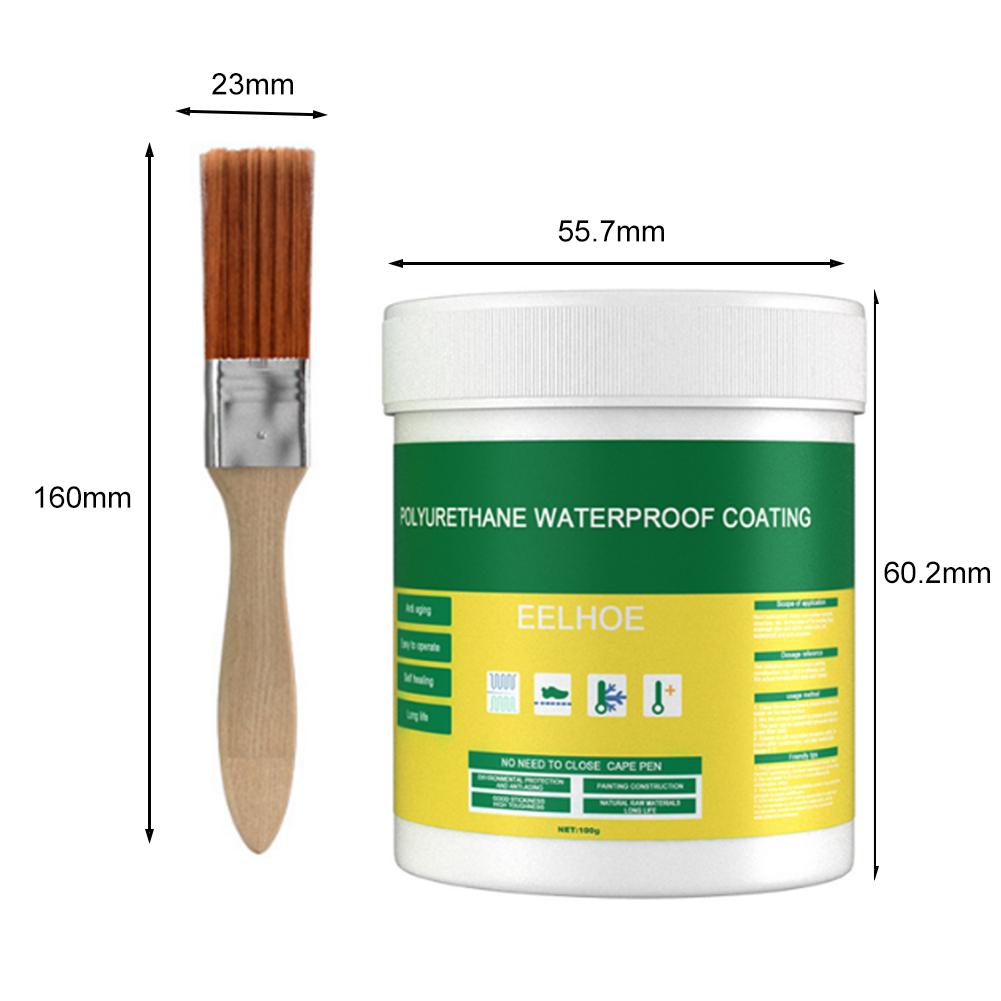 30-300 г Полиуретановое Водонепроницаемое Покрытие Невидимая Паста Герметик Клей с Кистью Адгезив Ремонт Нано Клей для Дома Крыши Ванной