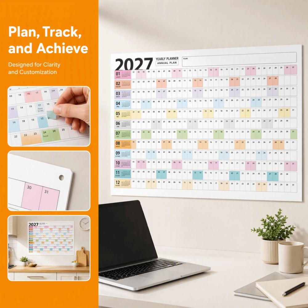 Schedule Sticker Wall Calendar Wall Mounted To Do List Planner Schedule Organizer Office Supplies