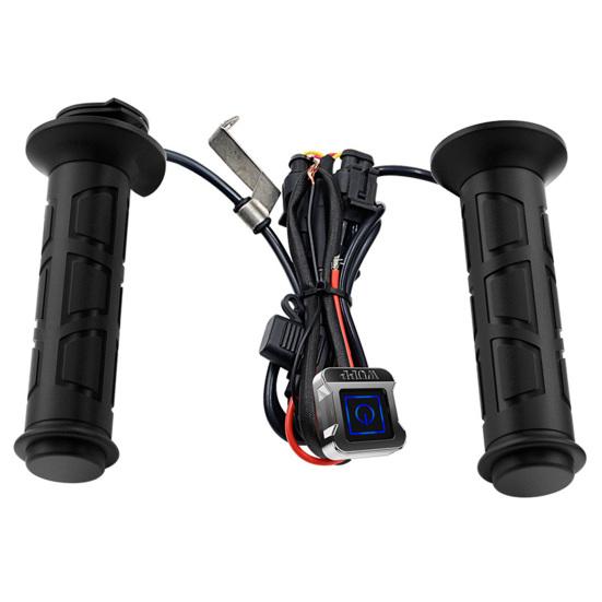 1 пара, 3 температурных режима, интеллектуальная вилка управления DC12V, встроенный съемный руль с подогревом