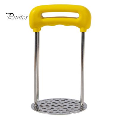 Машинка для картофеля, эргономичная ручка, удобная ручка, универсальный кухонный инструмент с ровными сетчатыми отверстиями из нержавеющей стали