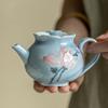 Ручная роспись Красивые Цветы Чайник You Tian Обожженный Чайник Чайная Церемония Леди Чайный Набор Кунг-фу Чайный Набор Одиночный Чайник Заваривание Чая