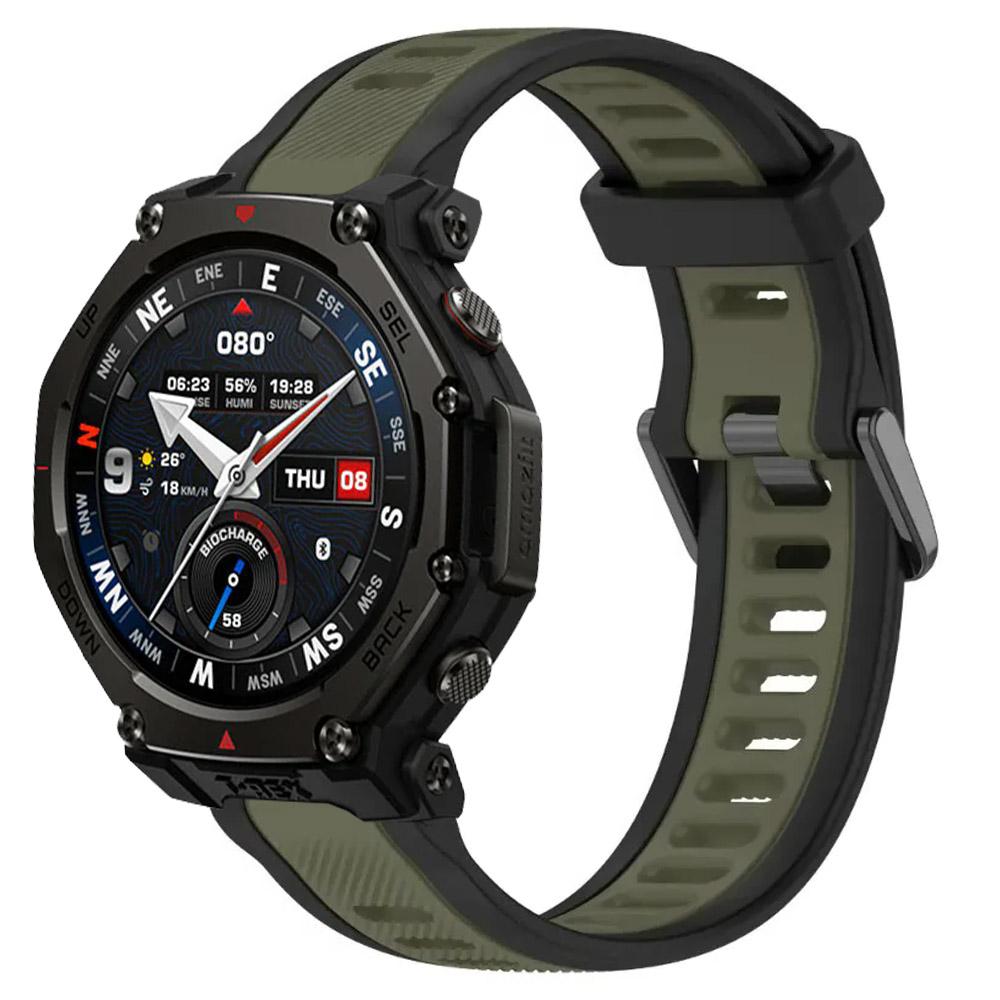 Спортивный силиконовый ремешок 18/20/22 мм для Amazfit T-Rex3 Pro 48 мм 44 мм Удобный дышащий браслет для Amazfit Helio/Balance 2-1