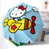 1pc Hello Kitty Automatic Opening/Closing Umbrella - Portable Three-Fold Design with 8-Bone Iron Frame - Outdoor - Ideal Gift for Fans, Travelers, Eve