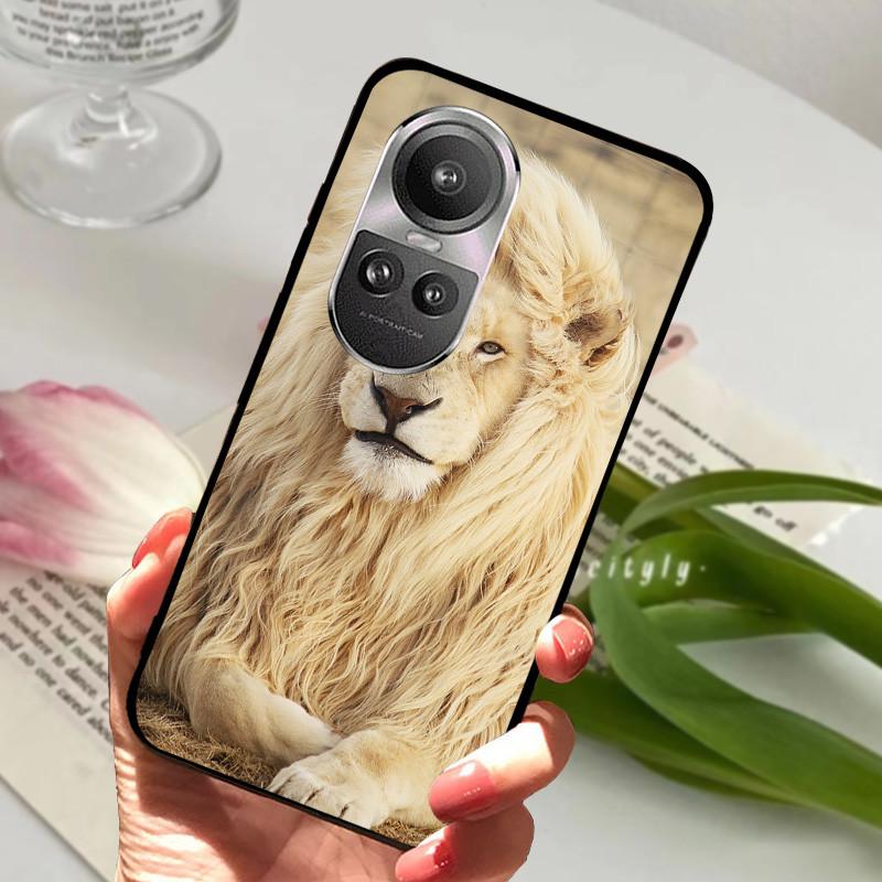 Чехол для Oppo Reno 10 5G CPH2531 Reno10 Ударопрочный Мягкий ТПУ Силиконовый Чехол для Телефона Для Oppo Reno 10 Pro 5G CPH2525 Funda Мультяшный