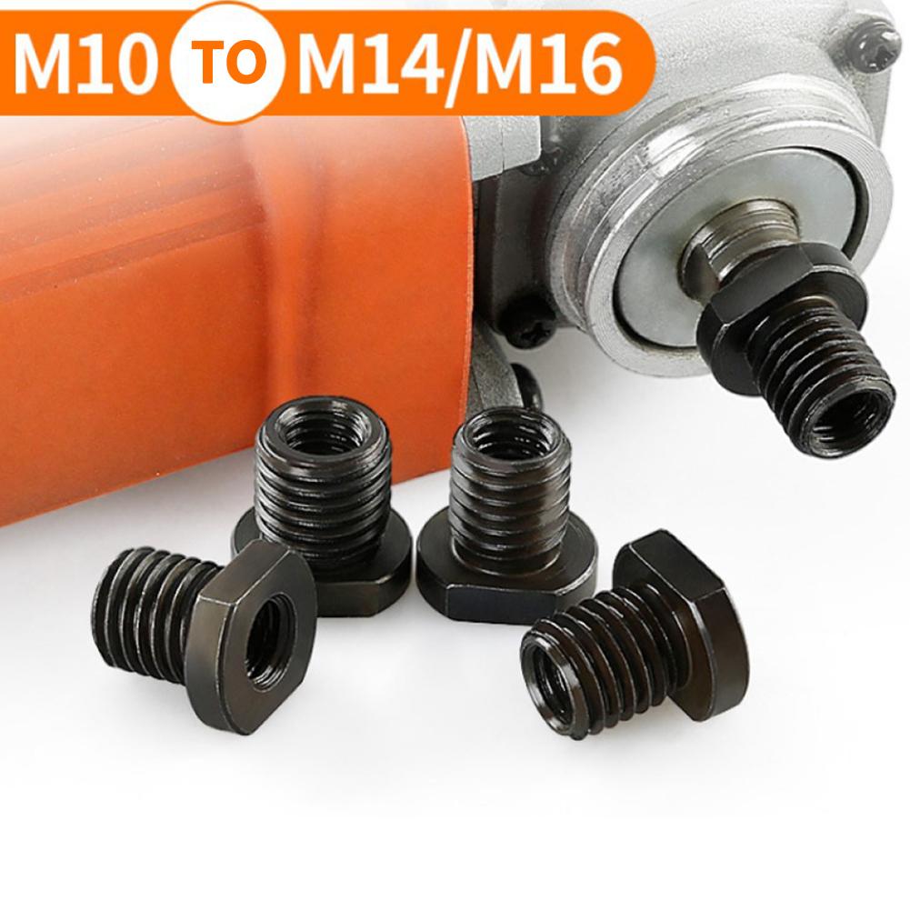 Переходник для угловой шлифовальной машины, черный переходник с резьбой M10 на M14/M16