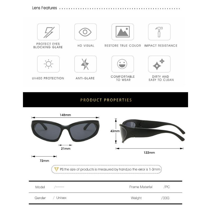 Паровые солнцезащитные очки в стиле панк, женские зеркальные спортивные солнцезащитные очки, цветные модные очки в стиле панк, модные очки