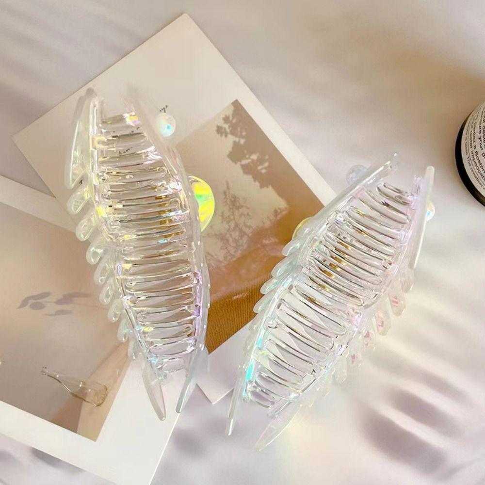 Y2k Geometry Hair Accessories Animal Korean Style Hair Claw Cute Fish Bone Hair Claw  Gift