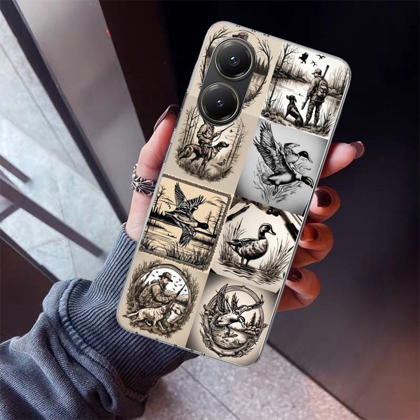 Hunter Dog Hunting Phone Case For Xiaomi Poco X7 X6 X5 Pro F7 Ultra Redmi 15C 15 13 13C 12 12C 10 10A 10C 9 9A 9C 9T Shell Poco