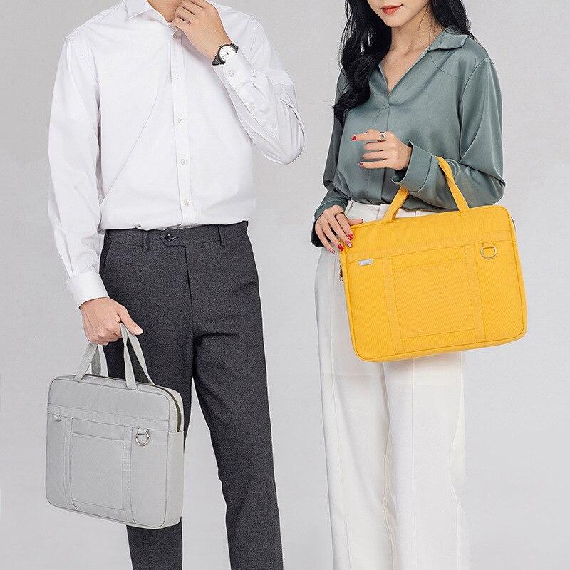 Деловой портфель большой емкости, простая модная сумка для хранения документов, водонепроницаемая сумка для документов формата А4, аксессуары, принадлежности
