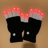 1 Pair LED Flashing Magic Gloves Colorful Finger Glowing Glove AVE