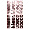 CDT4 Новый стиль 2024 Буквы Цифры E260 E300 E350 E400 E450 ABS Эмблема для W213 W214 Наклейка Логотип Багажника Автомобиля