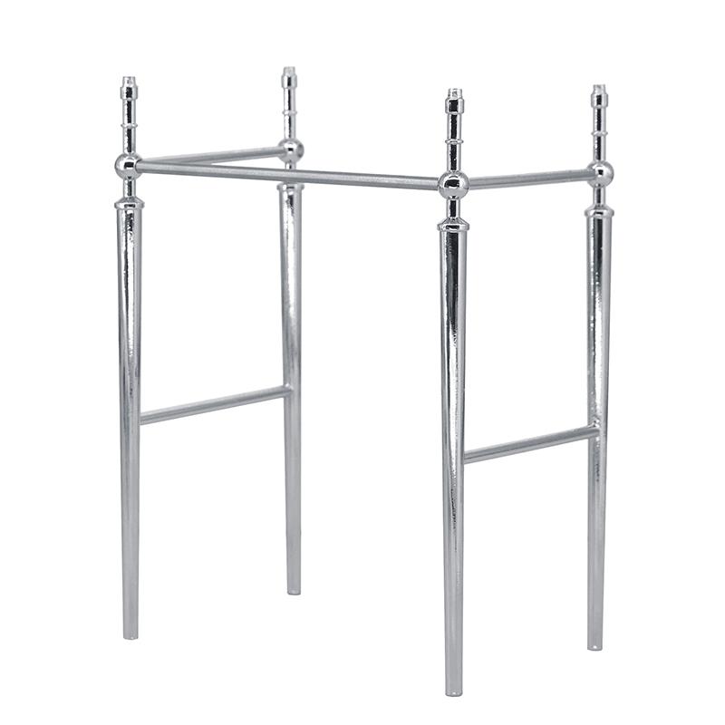 1:6 Dollhouse Miniature Kitchen Sink Lavatory Washbasin Water Faucet Bathroom Mirror Wash Sink Pot Model Diy Furniture Toy Decor