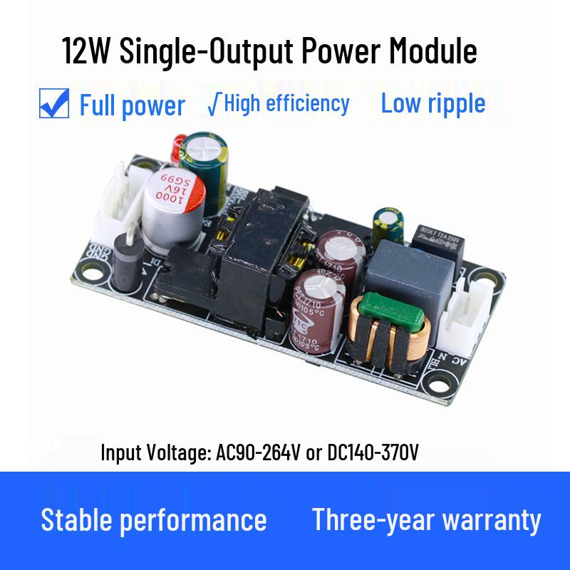 12V 1A DC Step-Down Power Module, 220V to 5V/9V/24V, 12W Isolated Regulated Switching Power Supply Board