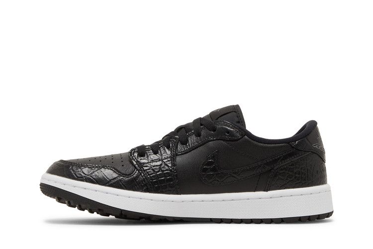 Men's Sneakers Nike Jordan 1 Retro Low Golf Black Croc Black/Black/Iron Grey/White