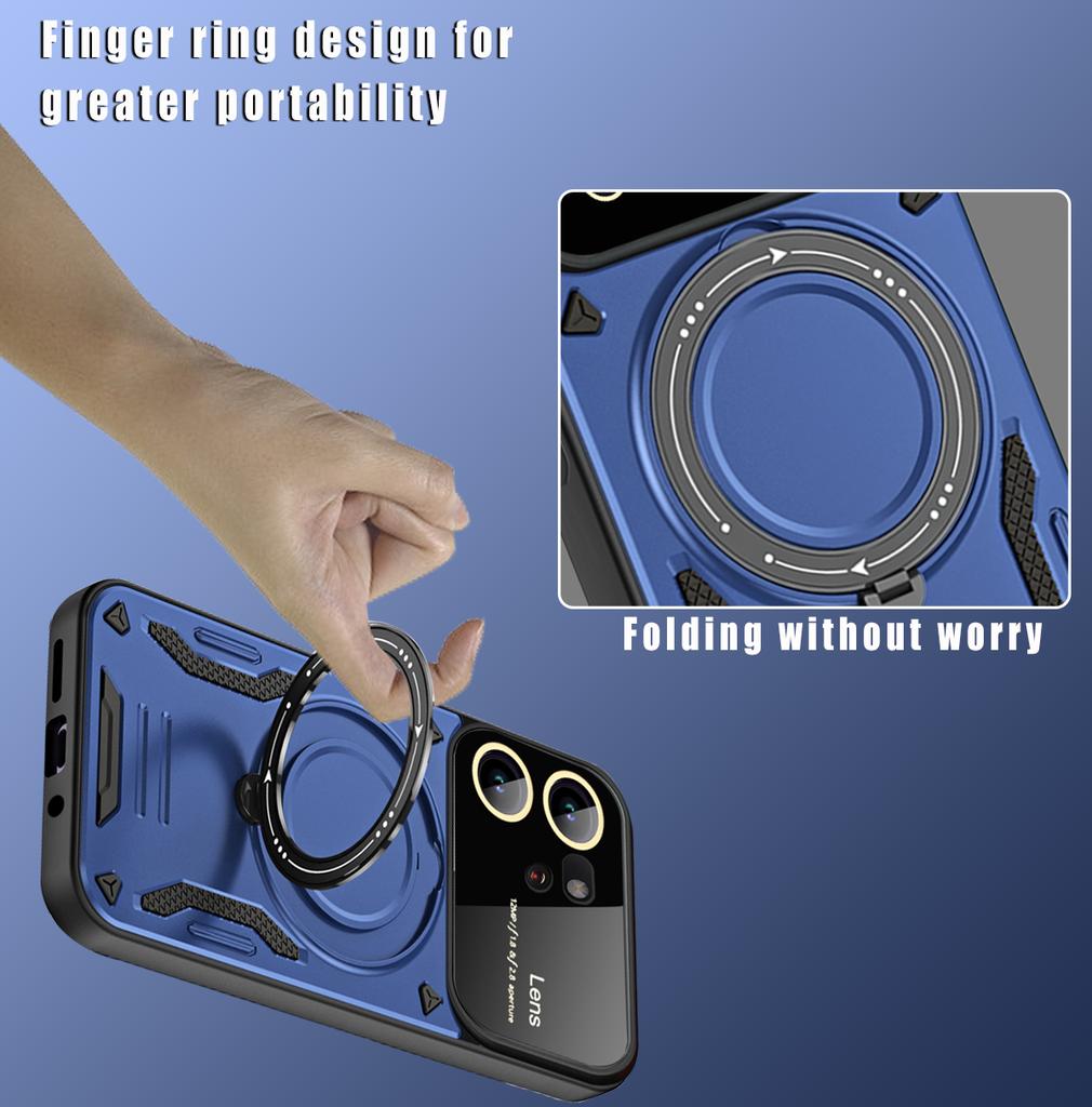Magsafe Wireless Charging Armor Case For Xiaomi Mi 11T 12T 13T Pro 11 12 13 T Magnetic Ring Bracket Lens Protection Cover