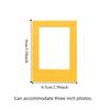 4PCS 3 Inches Magnetic Picture Frame Double Sided Photo Frames Fridge Picture Frame  Kitchen Decor