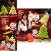 Christmas Santa Plush Toy Decorative Cushion For Kid And Holiday Gift