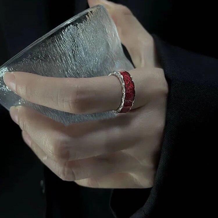 Ретро золотого цвета, двойные открытые кольца с каплей масла, женские роскошные нерегулярные регулируемые кольца на палец, новые модные свадебные украшения, подарок