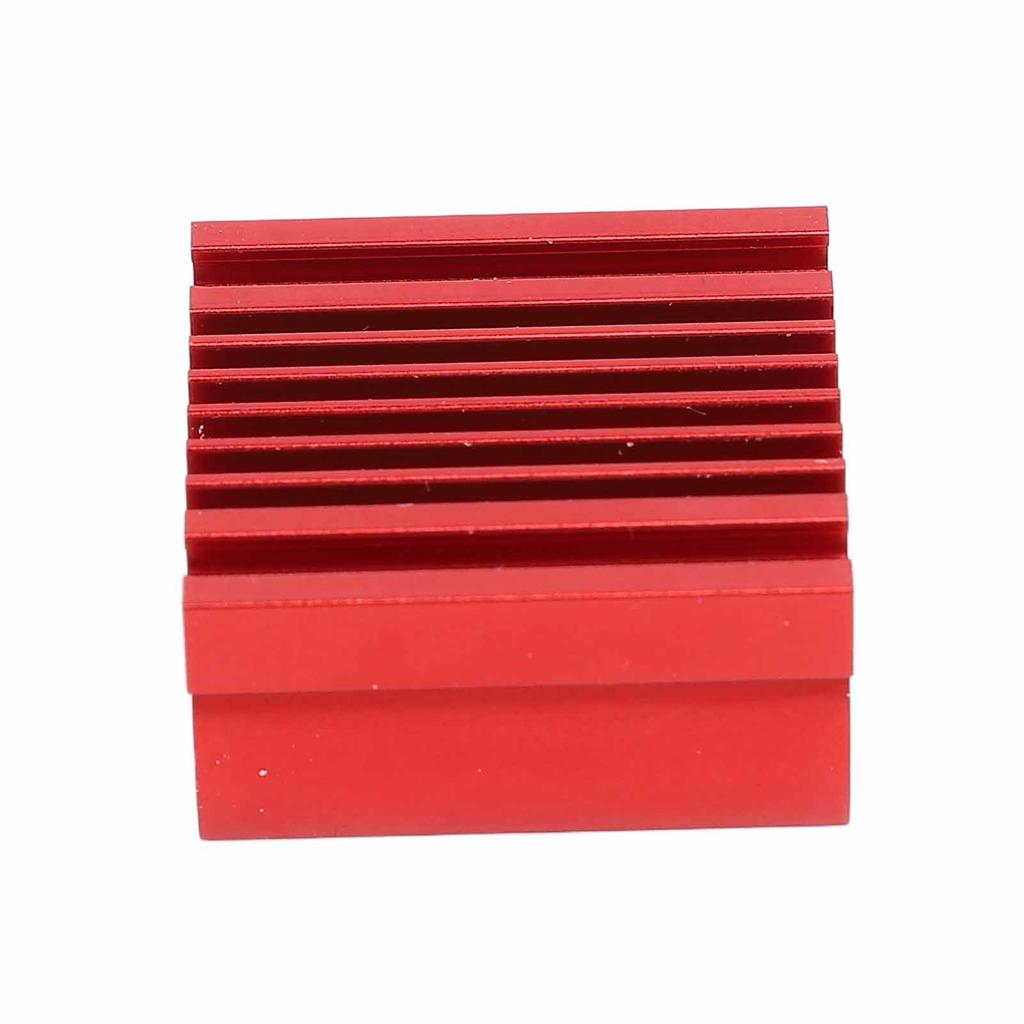 Aluminum Alloy RC Heat Sink for 180 Brushed Motor 20mm Upgrade Part Motor Cooling Fan for 1 18 RC Cars Red