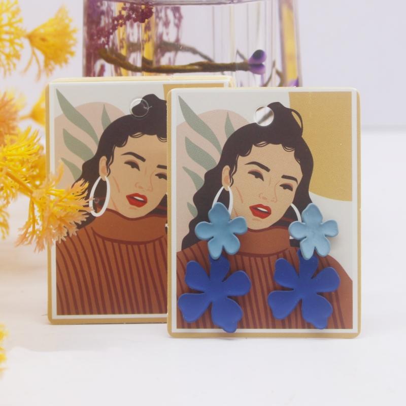 50 шт 5x6,5 см серьги карты картон ювелирные изделия новейшее поступление популярный дисплей картон горячая распродажа модный дизайн нежные карты