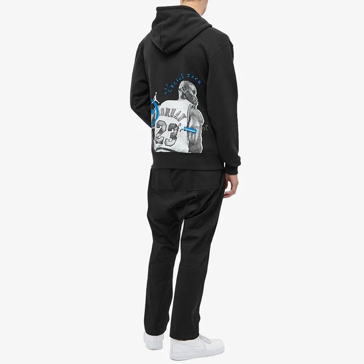 Черные мужские топы с капюшоном Air Jordan x Travis Scott x Fragment DJ0615-010