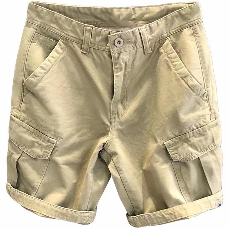 Men's Trendy Summer Workwear Shorts - Fashionable, Casual, and Handsome Mid-Length 5-Point Pants