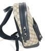 Gucci 429020 Рюкзак с логотипом GG Supreme Бежевый/Черный