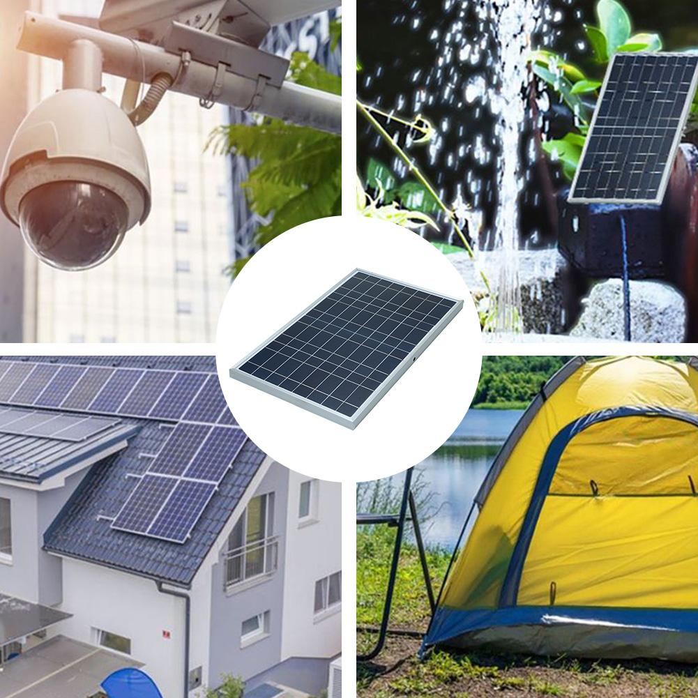 10 Вт 12 В фотоэлектрическая солнечная панель комплект фотоэлектрический внешний аккумулятор комплект портативное солнечное зарядное устройство для дома/кемпинга на открытом воздухе/автомобиля