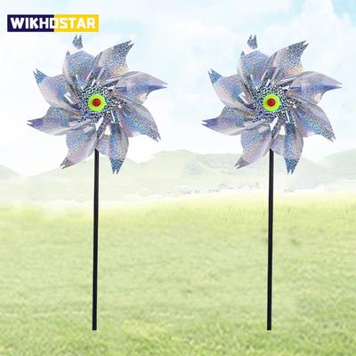 Отпугиватель птиц, вертушки, светоотражающее блестящее пугало, вертушка, ветряная мельница, вертушка, украшение для сада, газона и двора, отпугиватель птиц