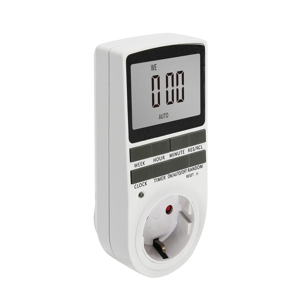 Цифровой таймер, гнездо цифрового электронного таймера, ЖК-дисплей, подключаемый модуль, программируемое время