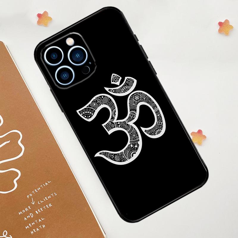 Буддизм Будда Ом Хамса Дзен Чехол для телефона Для iPhone 17 Pro Max 14 13 12 11 15 16 Pro Max mini 15 Plus 16e 17 Air Funda