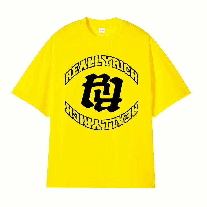 Rapper RR KanKan Really Rich Graphics T Shirt Mens Clothing Harajuku Hip Hop Tshirts Unisex 100 Cotton Oversized Tshirt Tops