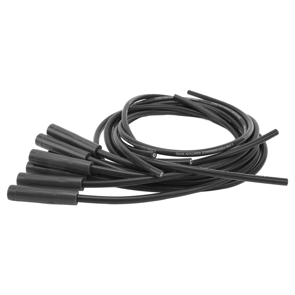 8,5 мм 180 градусов Комплект проводов зажигания свечей зажигания Провода свечей зажигания с пылезащитным колпачком Замена для Chevy 8 цилиндров
