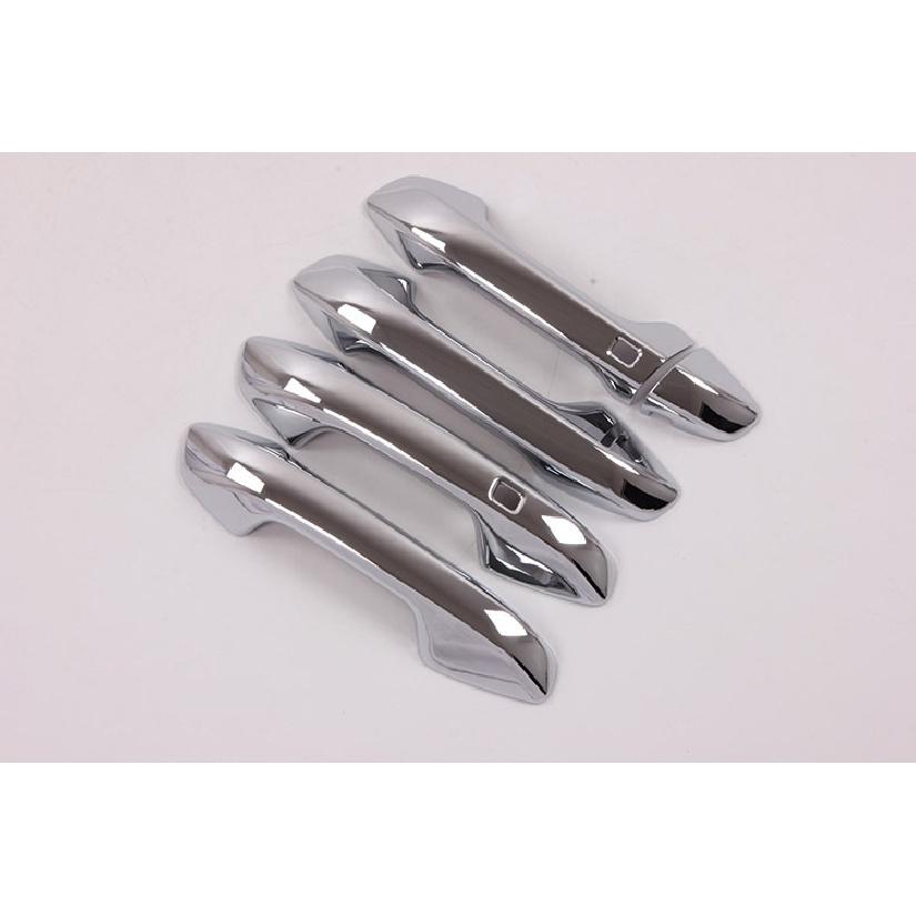 For Kia Seltos 2022 New Chrome Car Door Handle Cover Trim Sticker Car Styling Accessories