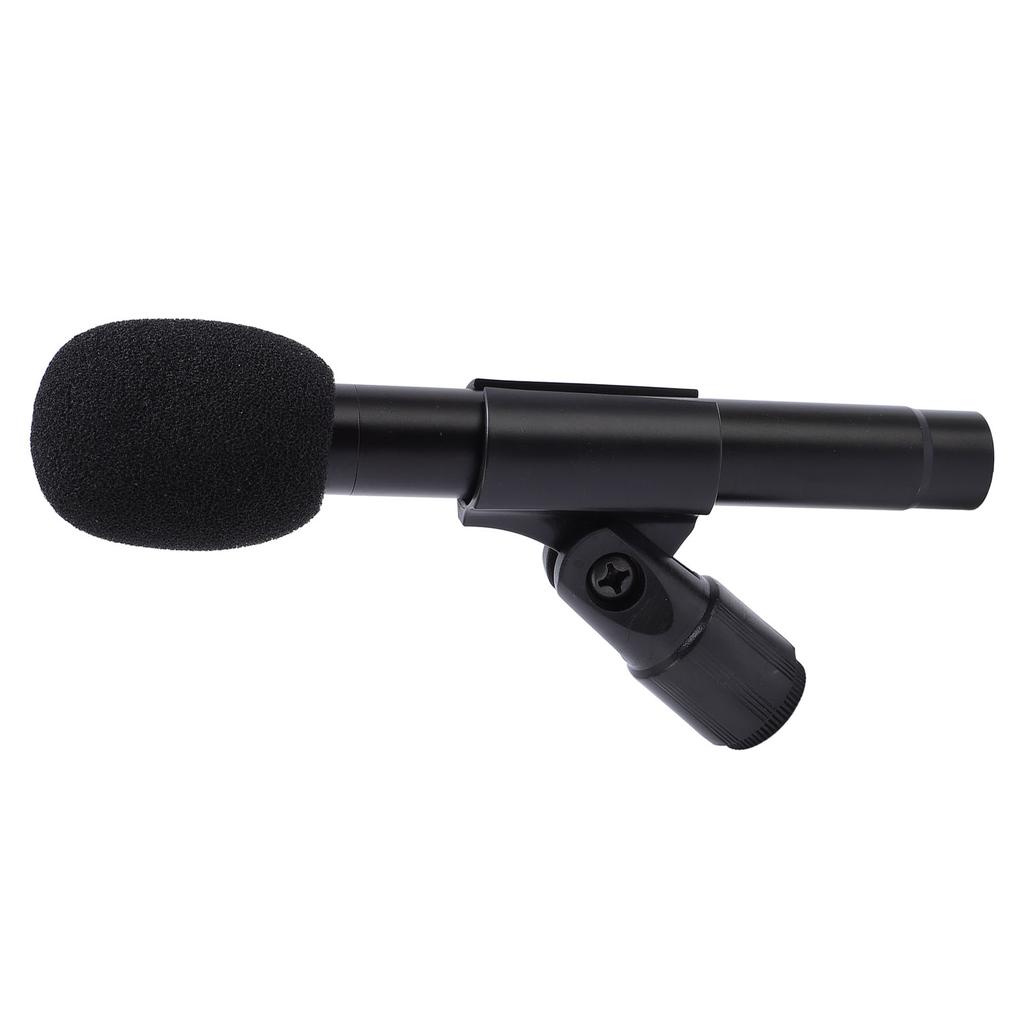 Small Diaphragm Condenser Microphone with Clip XLR Noise Reduction Instrument Microphone for Piano G