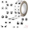 500Pcs/Roll Q Eyes Emoji Kids Rewards Stickers - DIY Scrapbooks Album Decor Sealing Label Decals