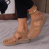 New Women's Peep-Toe Ankle Strap Sandals Summer Block Heel Fashion Shoes