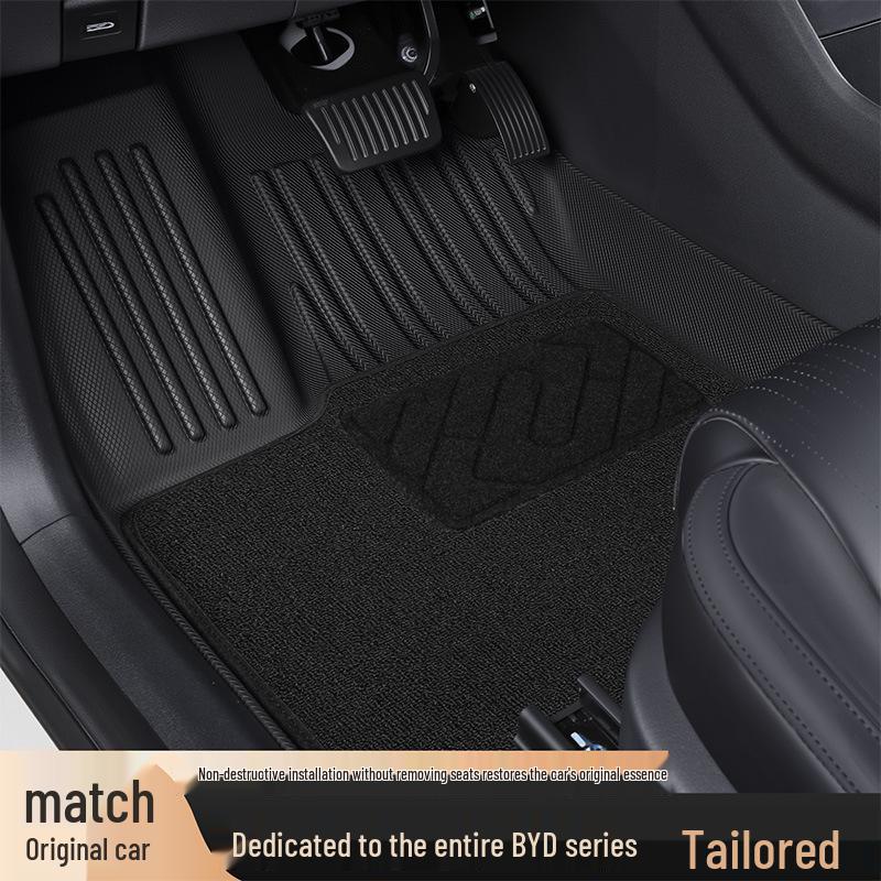 Совместимые ТПЭ коврики для BYD: Qinplus, Song L/Pro, Dolphin, Dolphin Seagull, Seal, 06DM, Yuan UP, Han.